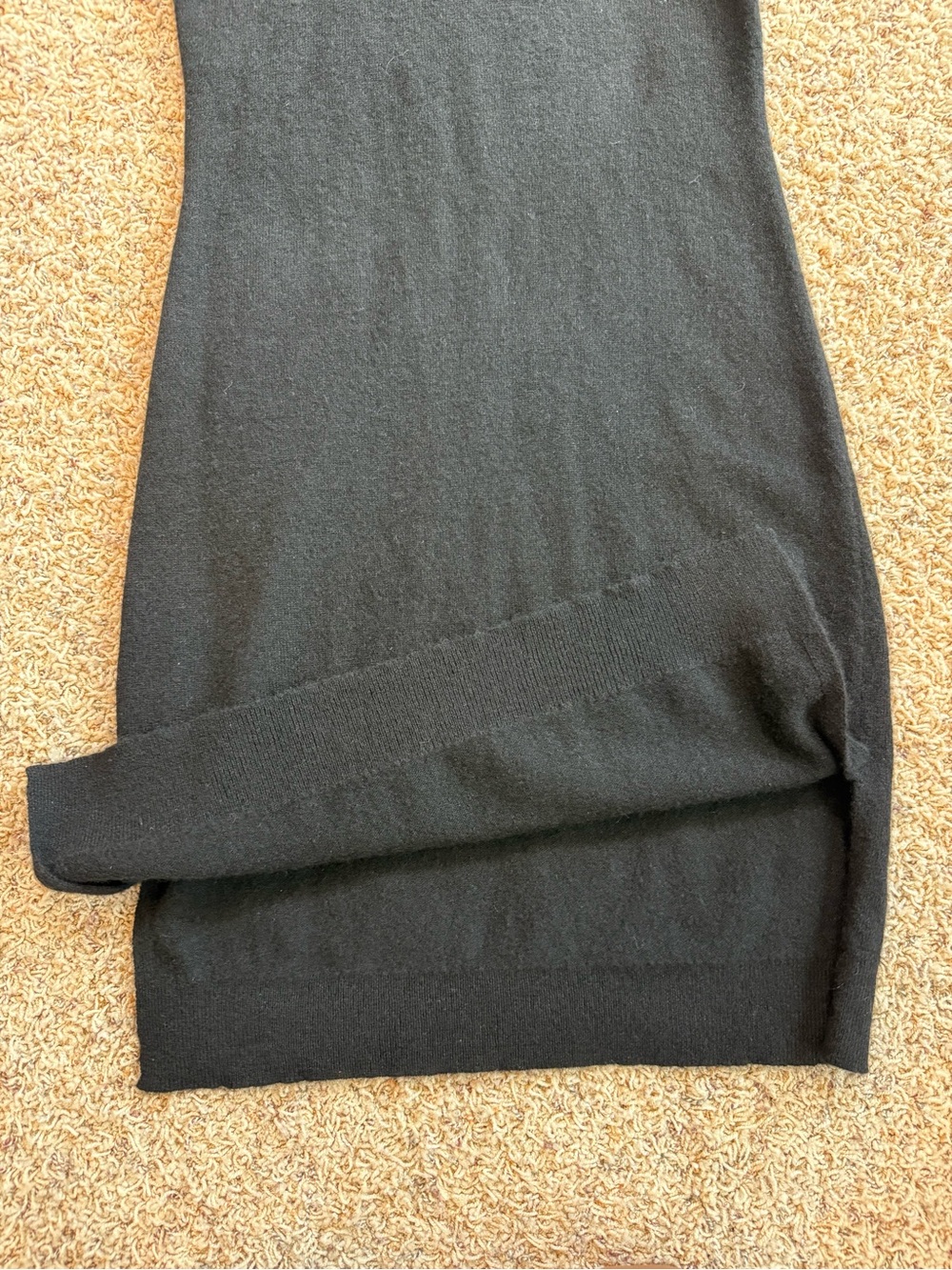 Hayden 100% Cashmere Sleeveless Turtleneck Sweater Dress Black XS - Picture 8 of 11